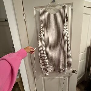 Striped Sleeveless Dress